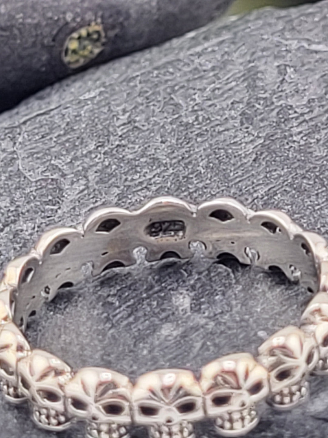 Silver Skull Ring - Size 8
