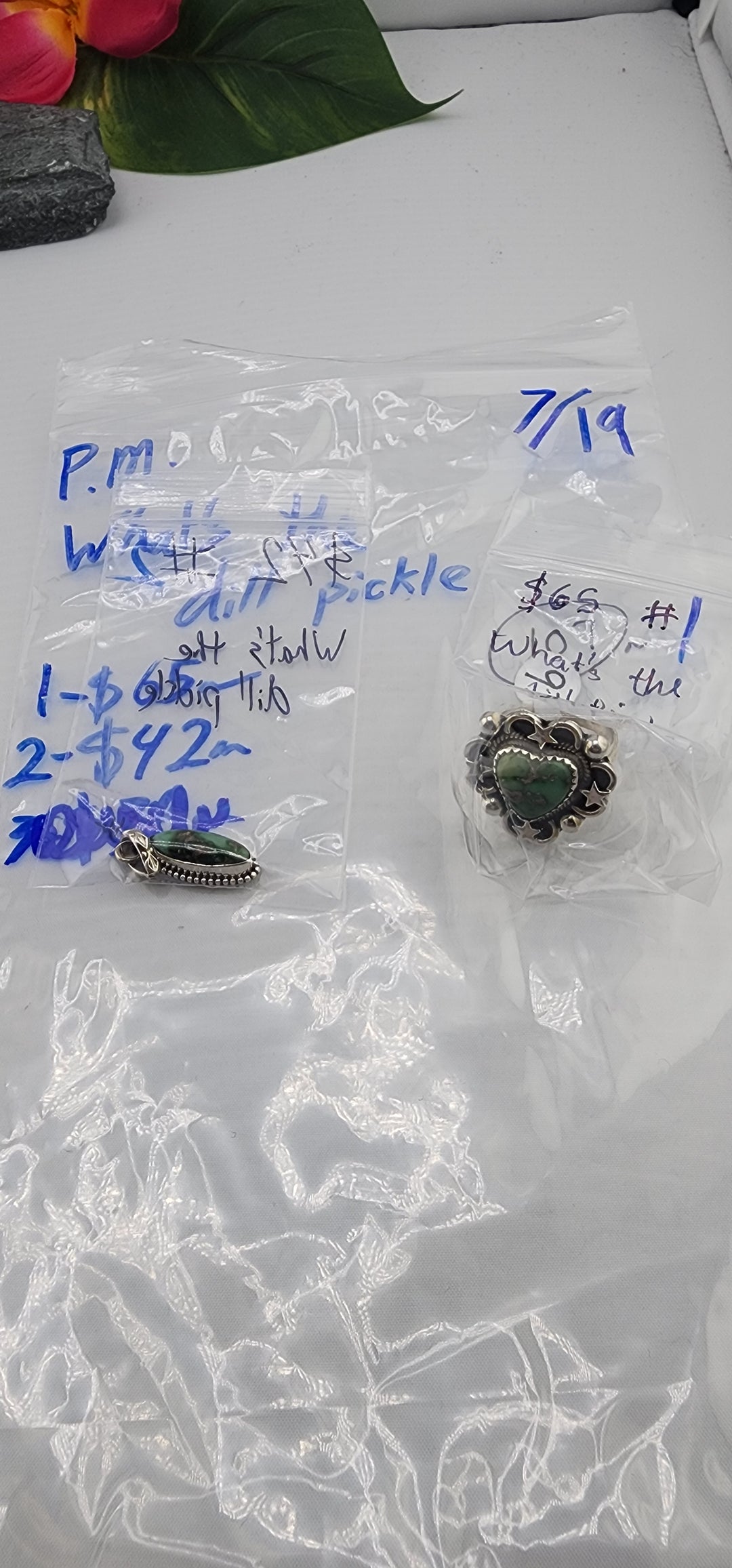 PM SHOW 48HR - RESERVED FOR:  What's the dill pickle- 7/17/2025 FL tiktok Live Show - 2 Sterling Silver Items