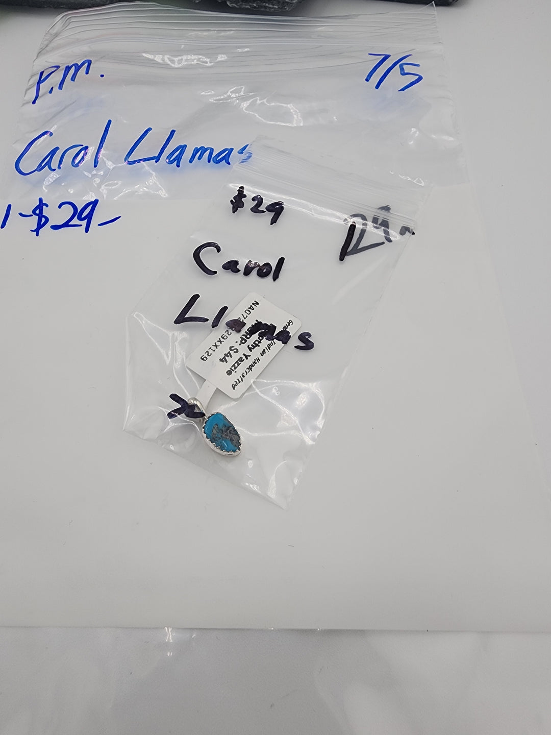 Carol Llamas - 7/5/26 PM - 1 925 Sterling Silver