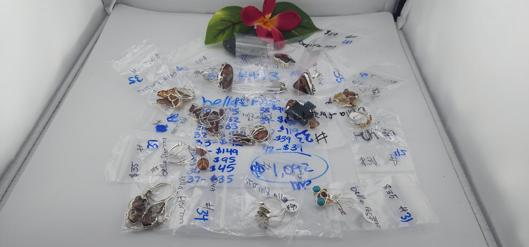 PM SHOW 48HR - RESERVED FOR: bella_flor7777 BAG 3- 10/24/2025 FL tiktok Live Show -  14 Sterling Silver Items