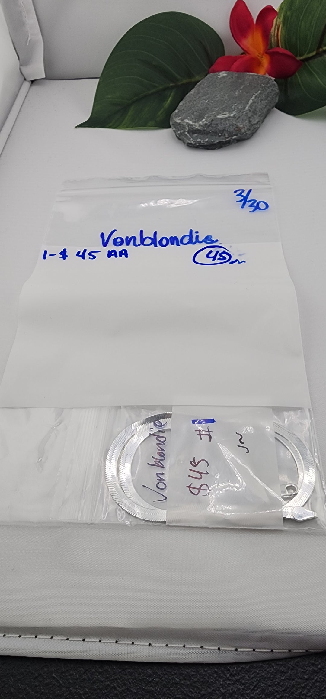 RESERVED FOR: Vonblondie - 3/30/2025 tiktok Live Show -1  Sterling Silver Items