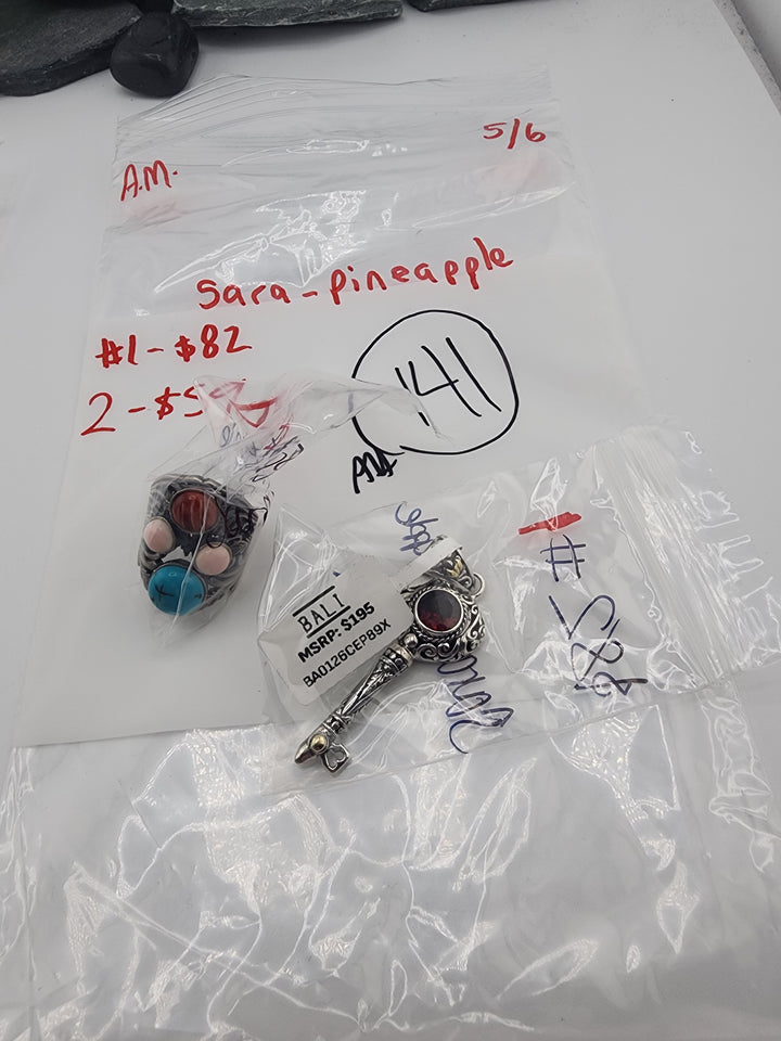 Sara__Pineapple - 5/6/26 - 2 925 Sterling Silver Items
