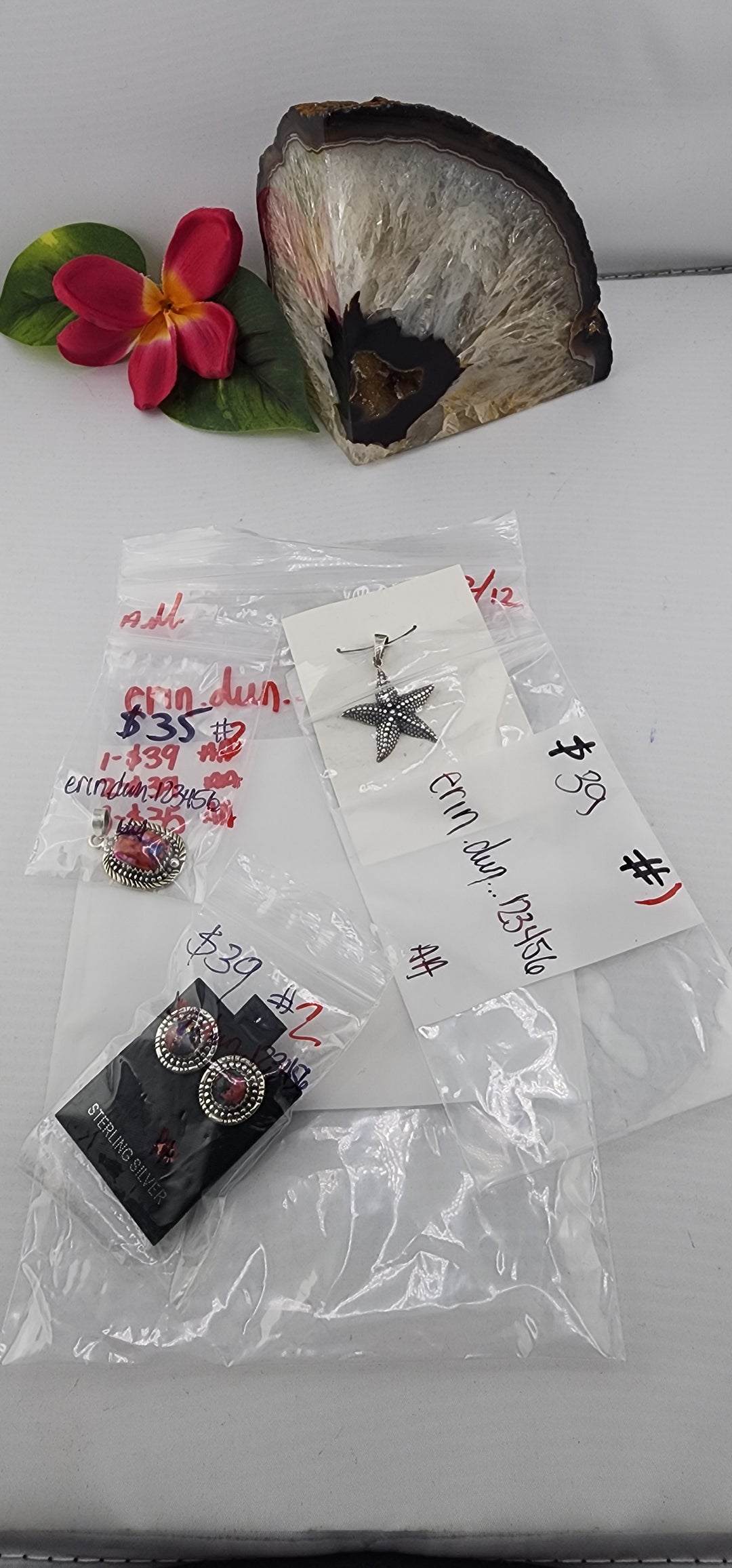 AM SHOW 48HR RESERVED FOR: erin.dun...123456 - 12/12/2025 FL tiktok Live Show - 3 Sterling Silver Items