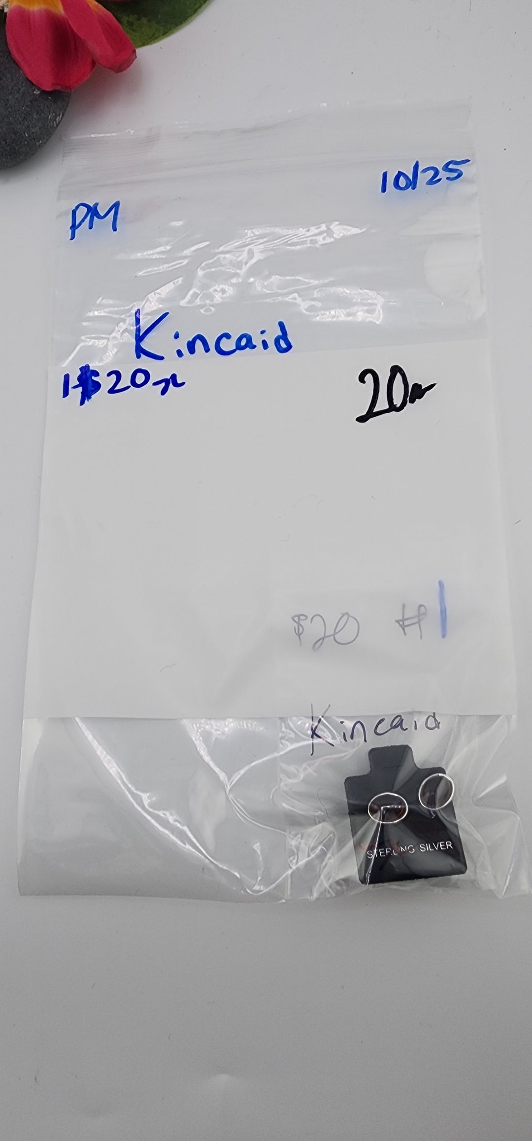 PM SHOW 48HR - RESERVED FOR: Kincaid - 10/25/2025 FL tiktok Live Show - 1 Sterling Silver Items