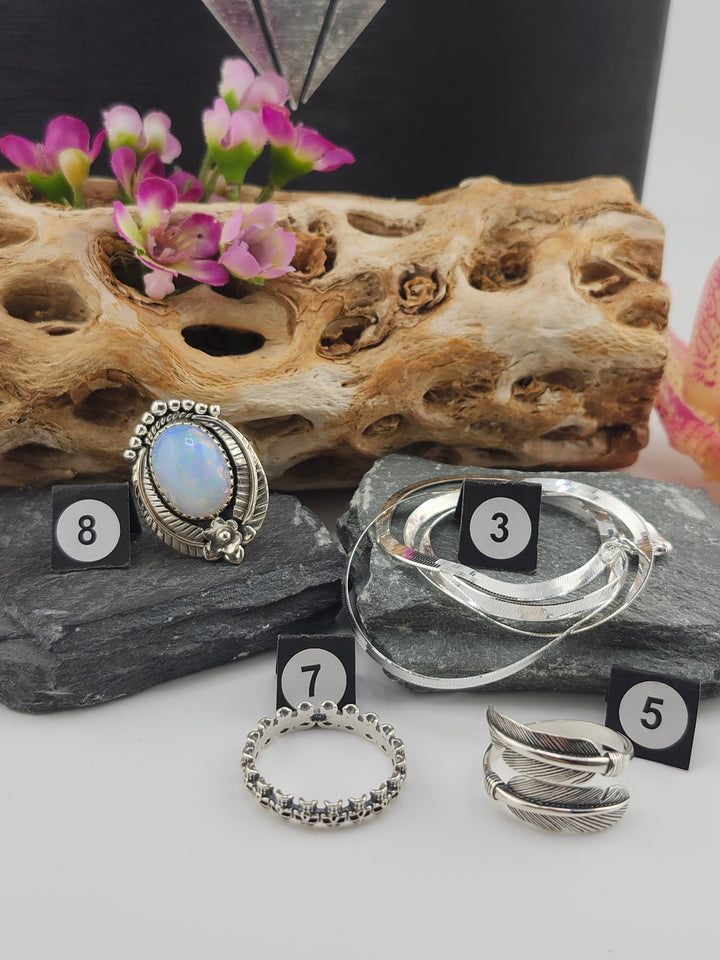 RESERVED FOR: lunarsoul7709 - 1/12/2025 - 8 Sterling Silver Items