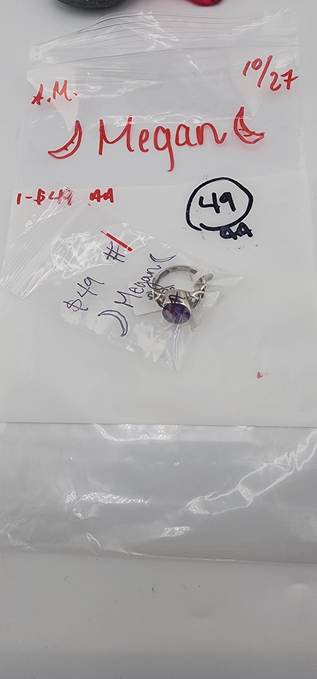 AM SHOW 48HR RESERVED FOR:🌜Megan🌛 - 10/27/2025 FL tiktok Live Show - 1 Sterling Silver Items