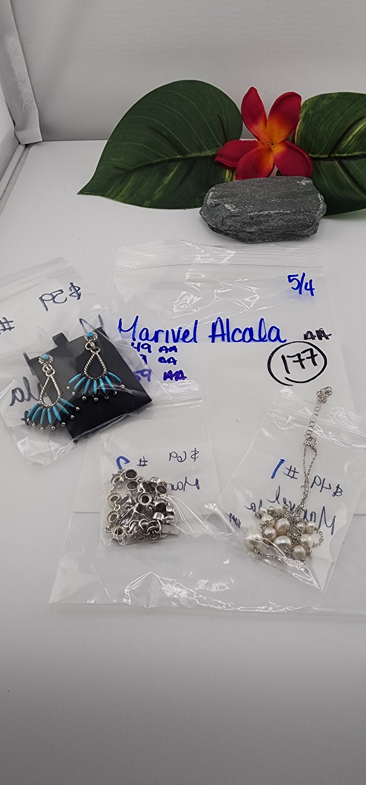 RESERVED FOR: Marivel Alcala - 5/4/2025 tiktok Live Show - 3 Sterling Silver Items