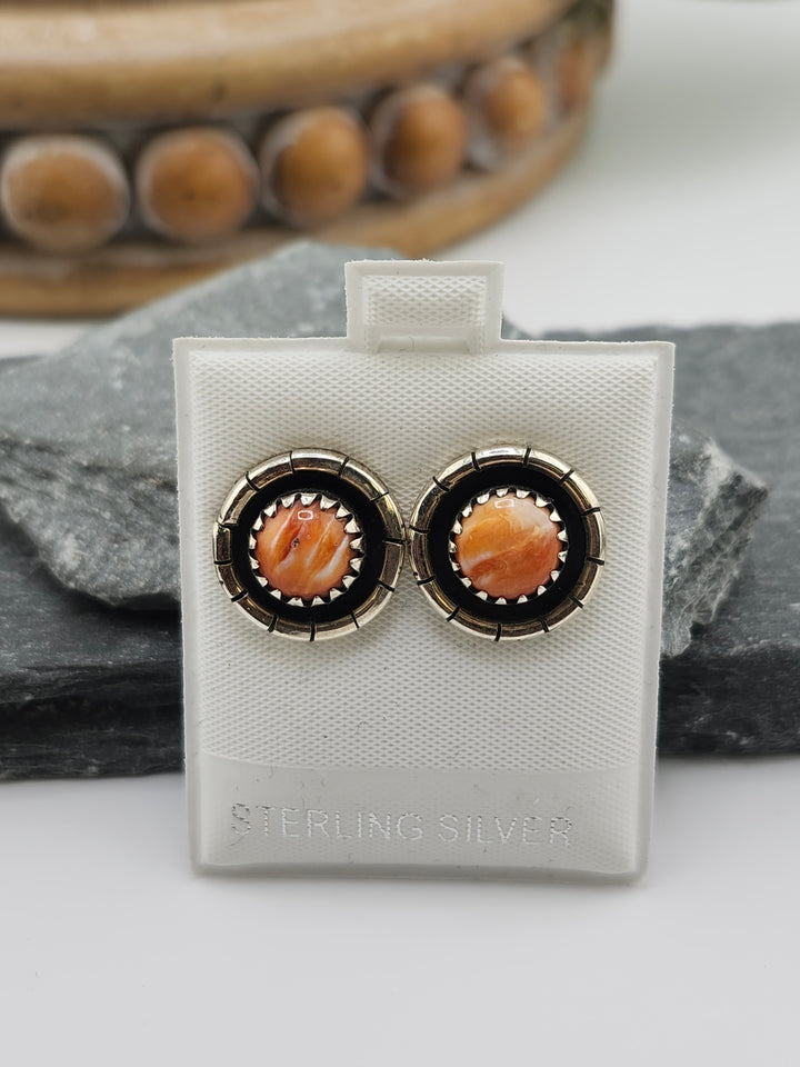Spiny Oyster PostBack Earrings