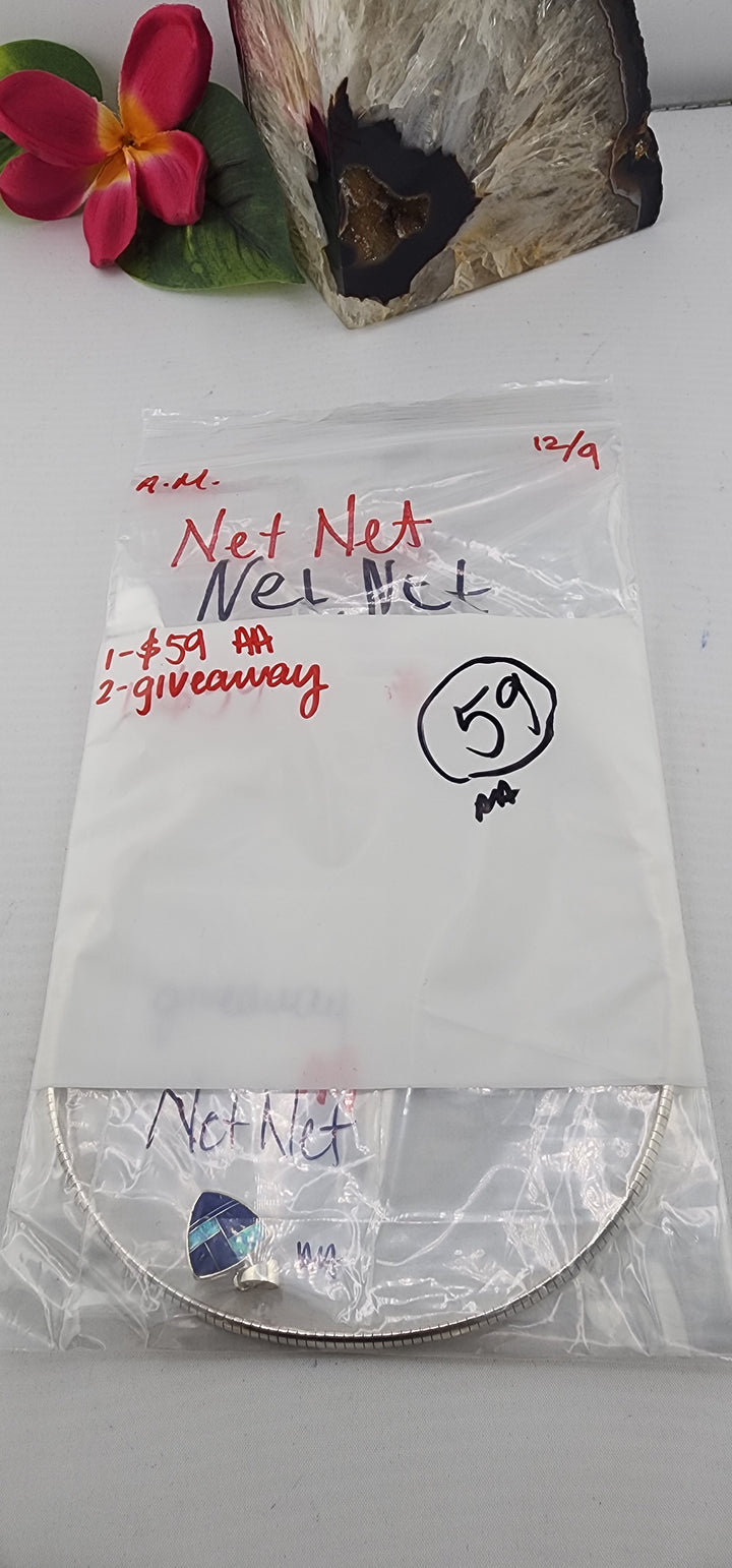 AM SHOW 48HR RESERVED FOR: Net Net - 12/9/2025 FL tiktok Live Show - 2 Sterling Silver Items