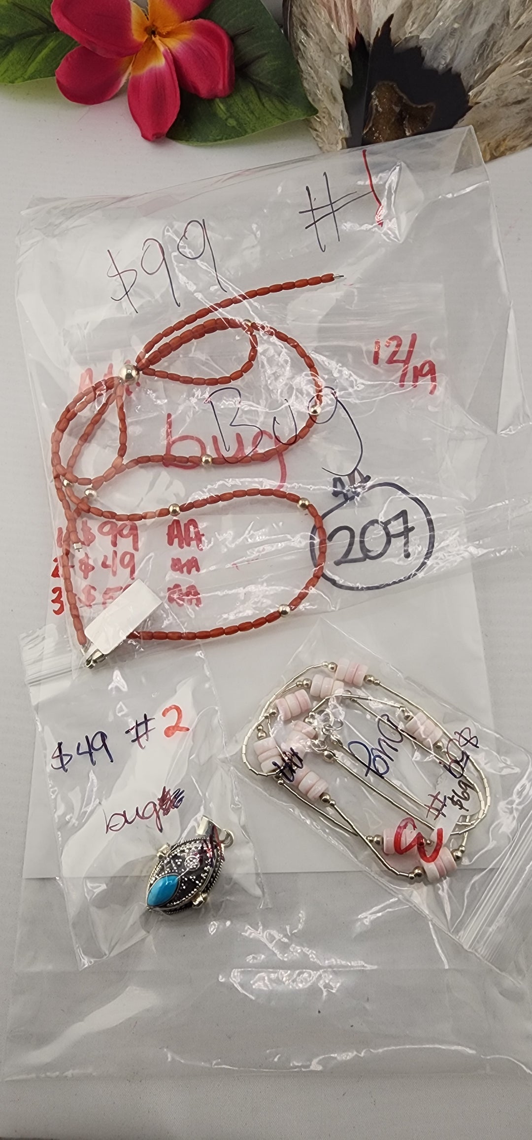 AM SHOW 48HR RESERVED FOR: bug - 12/19/2025 FL tiktok Live Show - 3 Sterling Silver Items