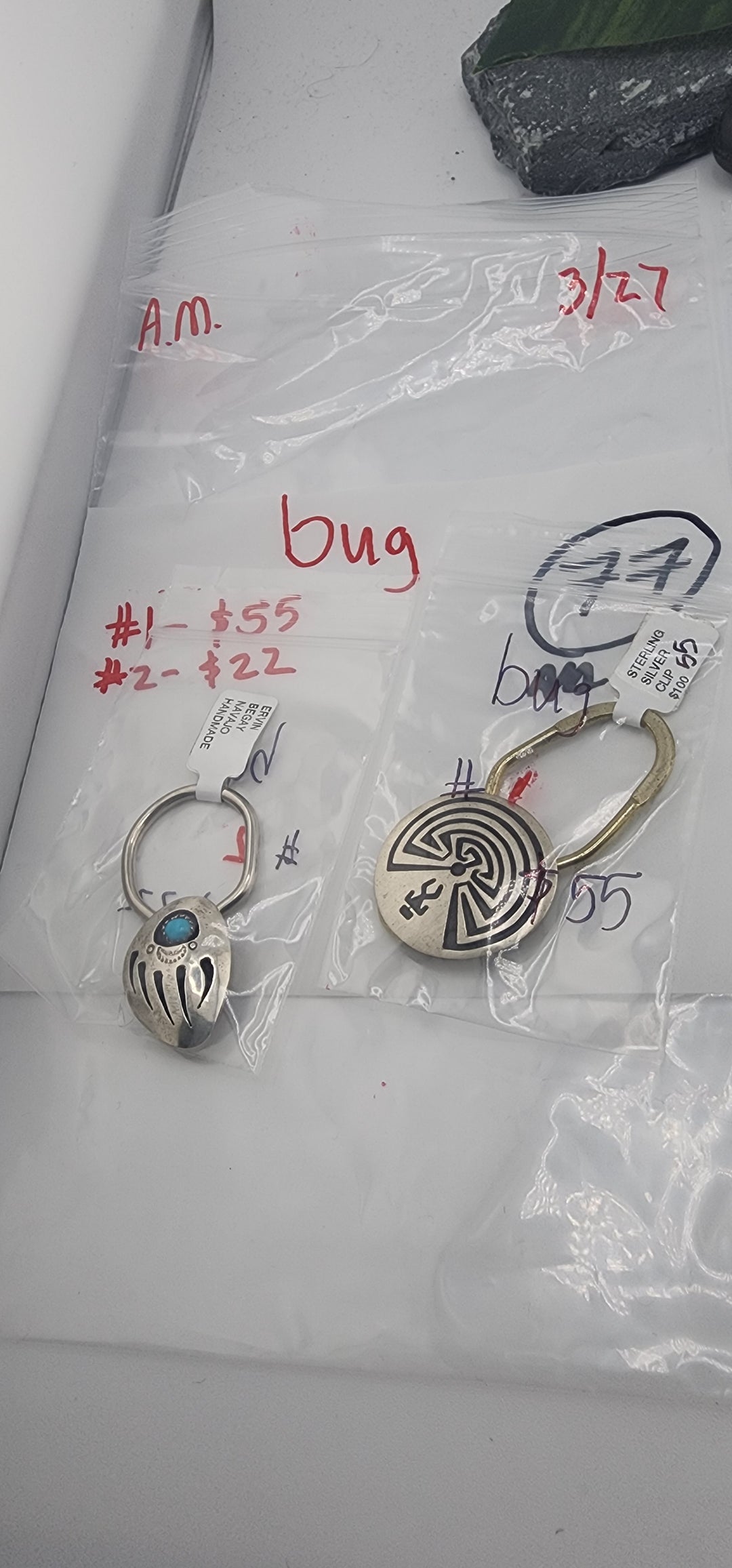bug - 3/27/26 -  2 925 Sterling Silver Items