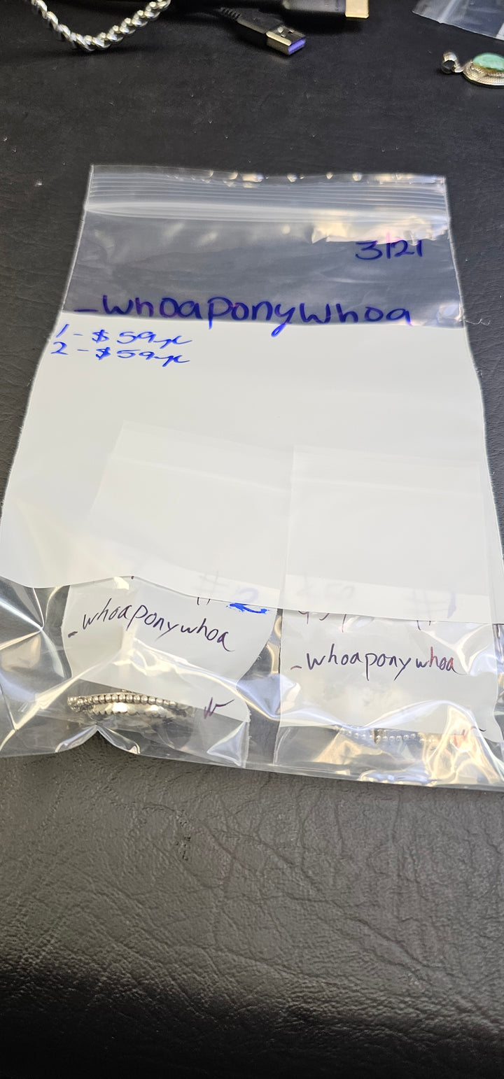 RESERVED FOR- _whoaponywhoa - 3/21/2025 Live Show - 2 Sterling Silver Items