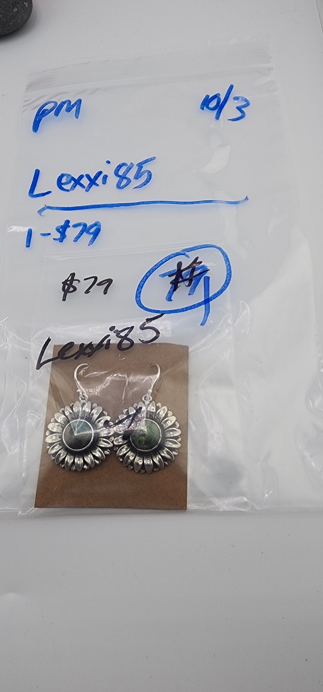 PM SHOW 48HR - RESERVED FOR: Lexxi85 - 10/3/2025 FL tiktok Live Show - 1 Sterling Silver Items