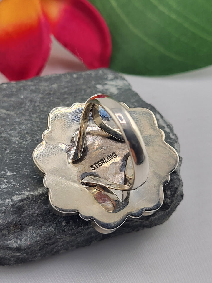 Turquoise Cluster Ring Size 9.75