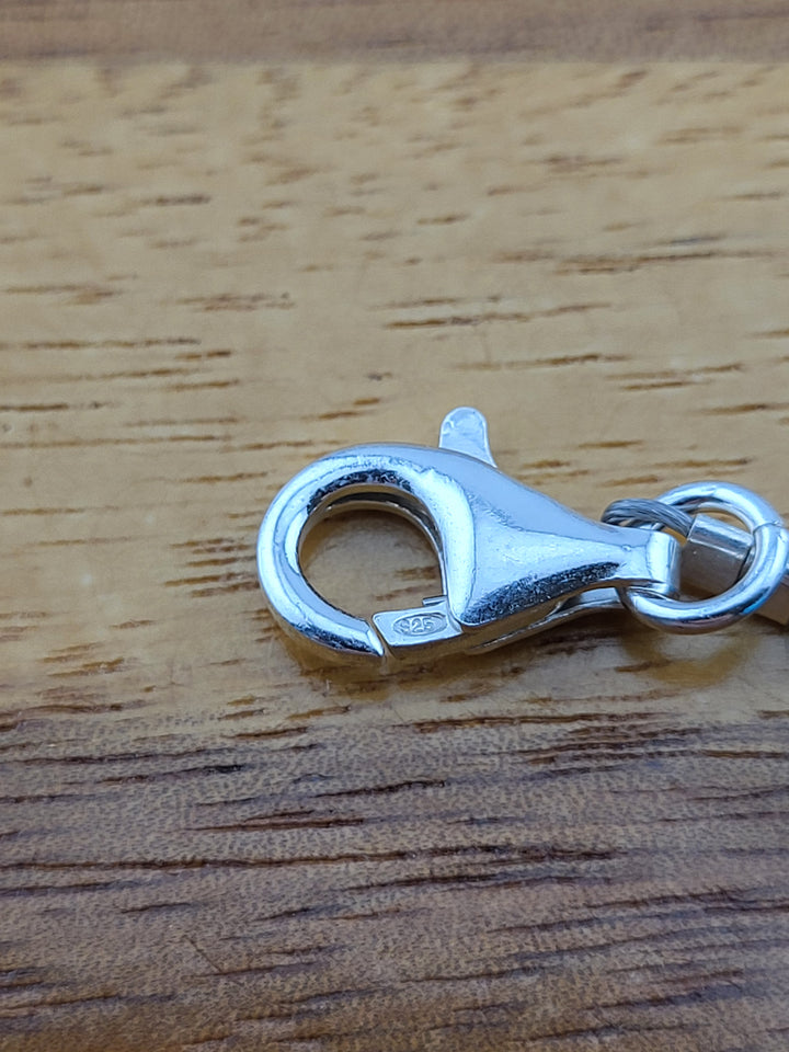 925 Sterling Silver 7 inch + 1 inch Extension Turquoise & Queen Bracelet