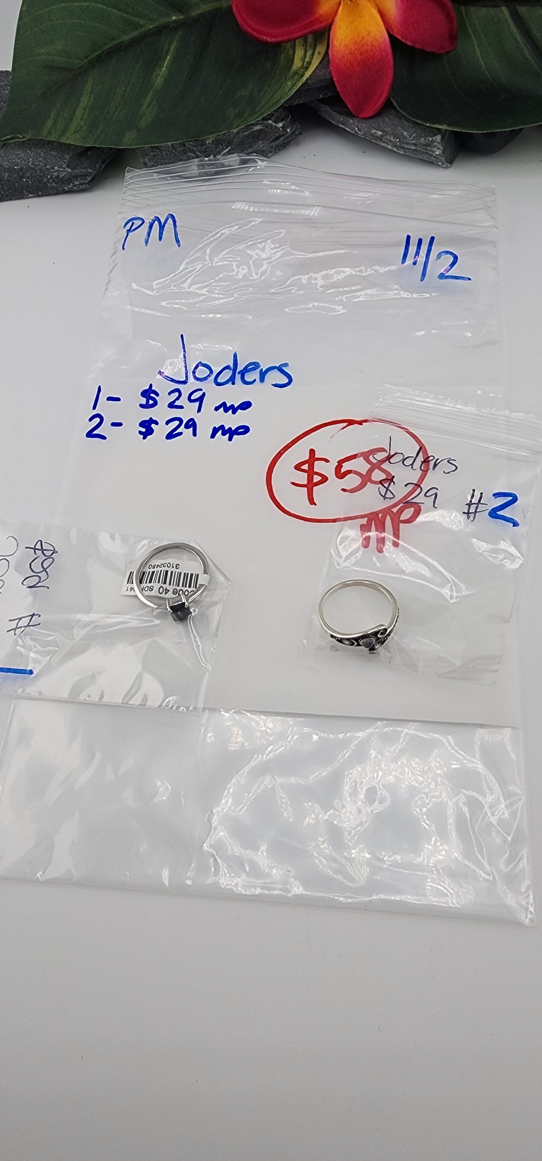 PM SHOW 48HR - RESERVED FOR: joders  - 11/2/2025 tiktok Live Show - 2  Sterling Silver Items