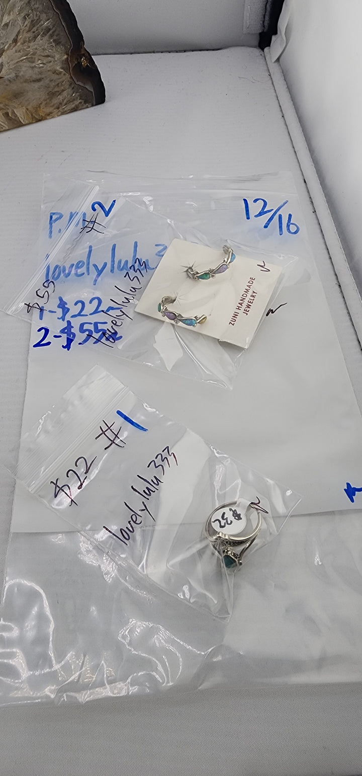 PM SHOW 48HR - RESERVED FOR: lovelylulu333 - 12/16/2025 tiktok Live Show - 2 Sterling Silver Items
