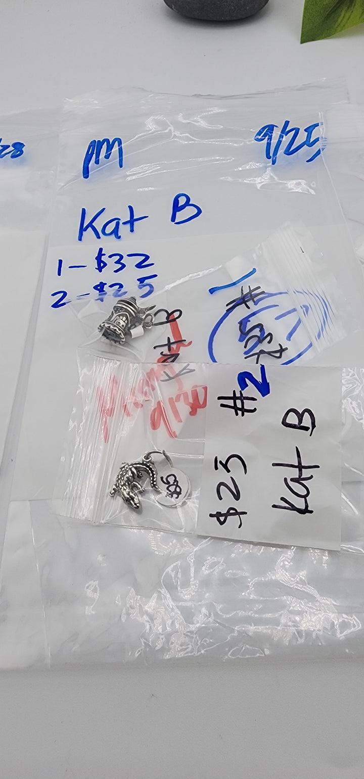 PM SHOW 48HR - RESERVED FOR: Kat B - 9/25/2025 FL tiktok Live Show - 2 Sterling Silver Items