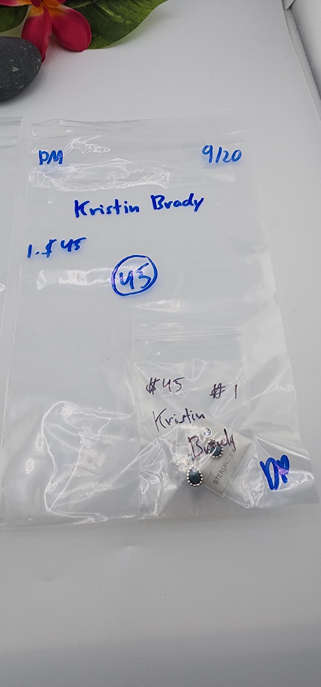 PM SHOW 48HR - RESERVED FOR:  Kristin Brady- 9/20/2025 FL tiktok Live Show - 1 Sterling Silver Items