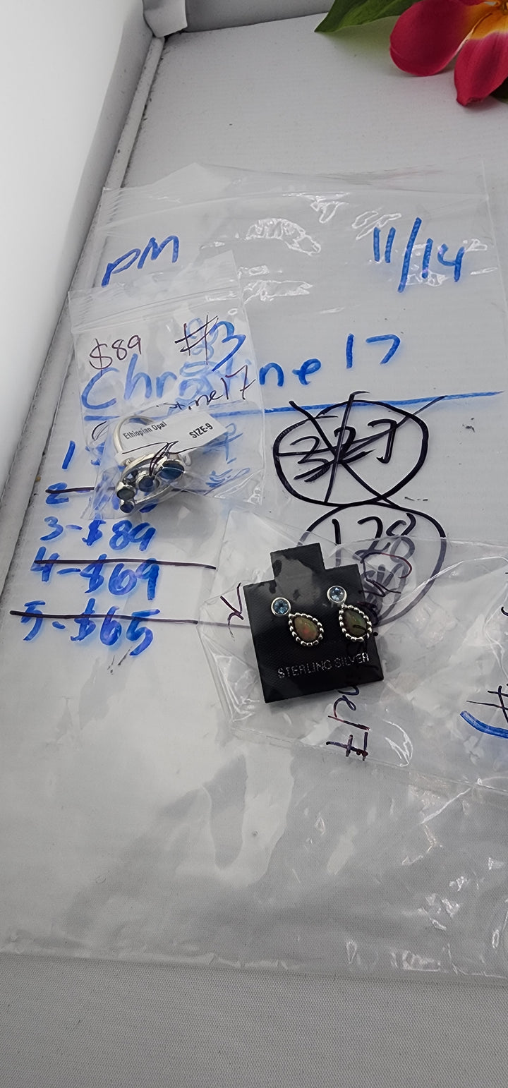 PM SHOW 48HR - RESERVED FOR: Christine17 - 11/14/2025 tiktok Live Show - 2 Sterling Silver Items