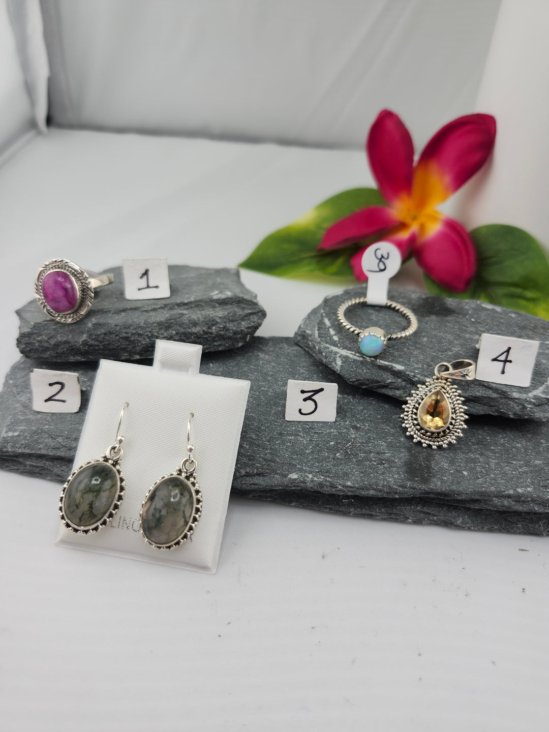 RESERVED FOR:  jessica roca73-11/20/2024 -  4 Sterling Silver Items