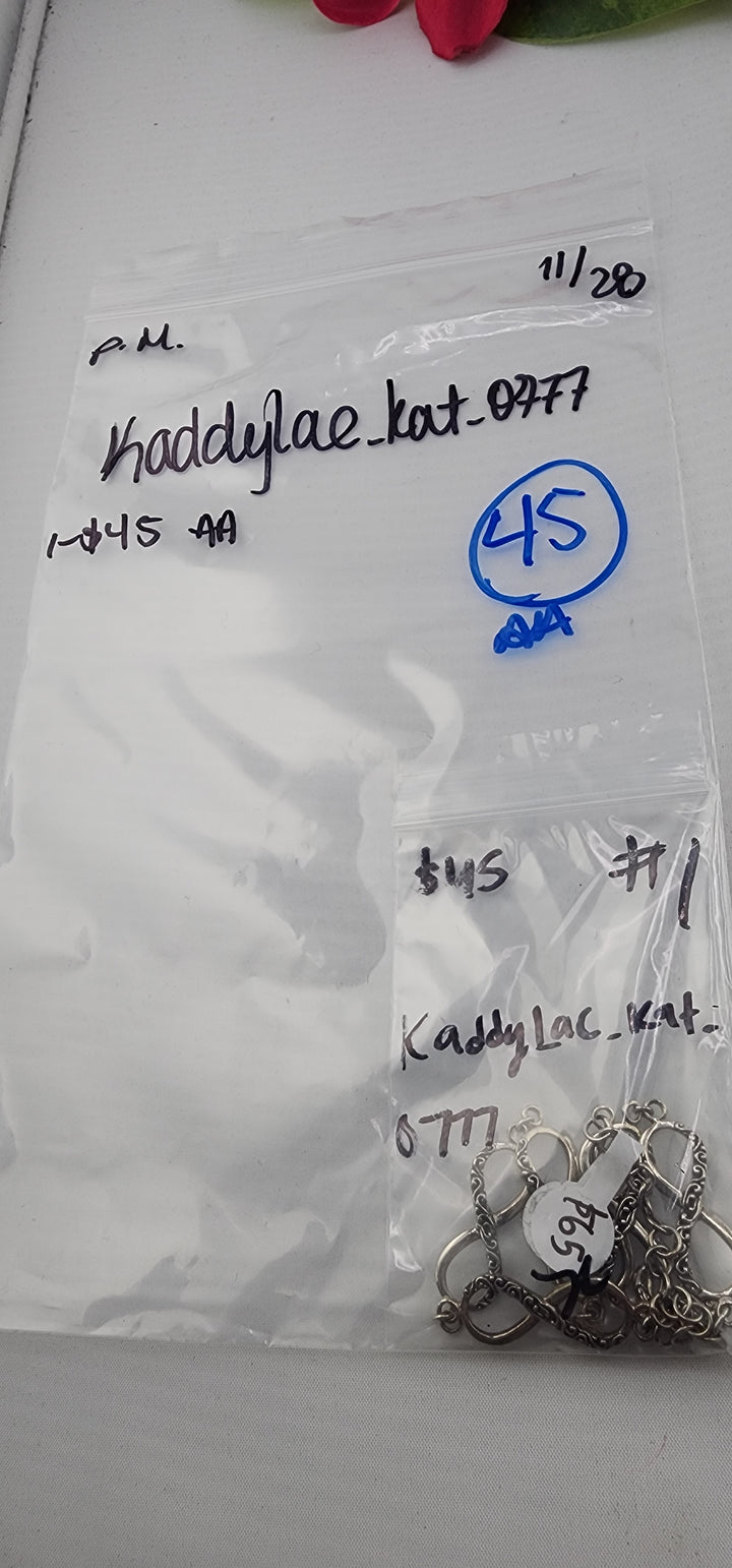 PM SHOW 48HR - RESERVED FOR: kaddylac_kat_0777 - 11/28/2025 tiktok Live Show - 1 Sterling Silver Items