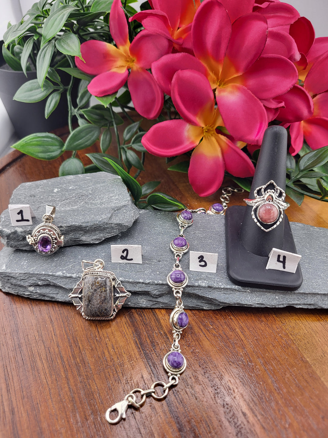 RESERVED FOR:  Dhi-version -10/20/2024 -  4 Sterling Silver Items