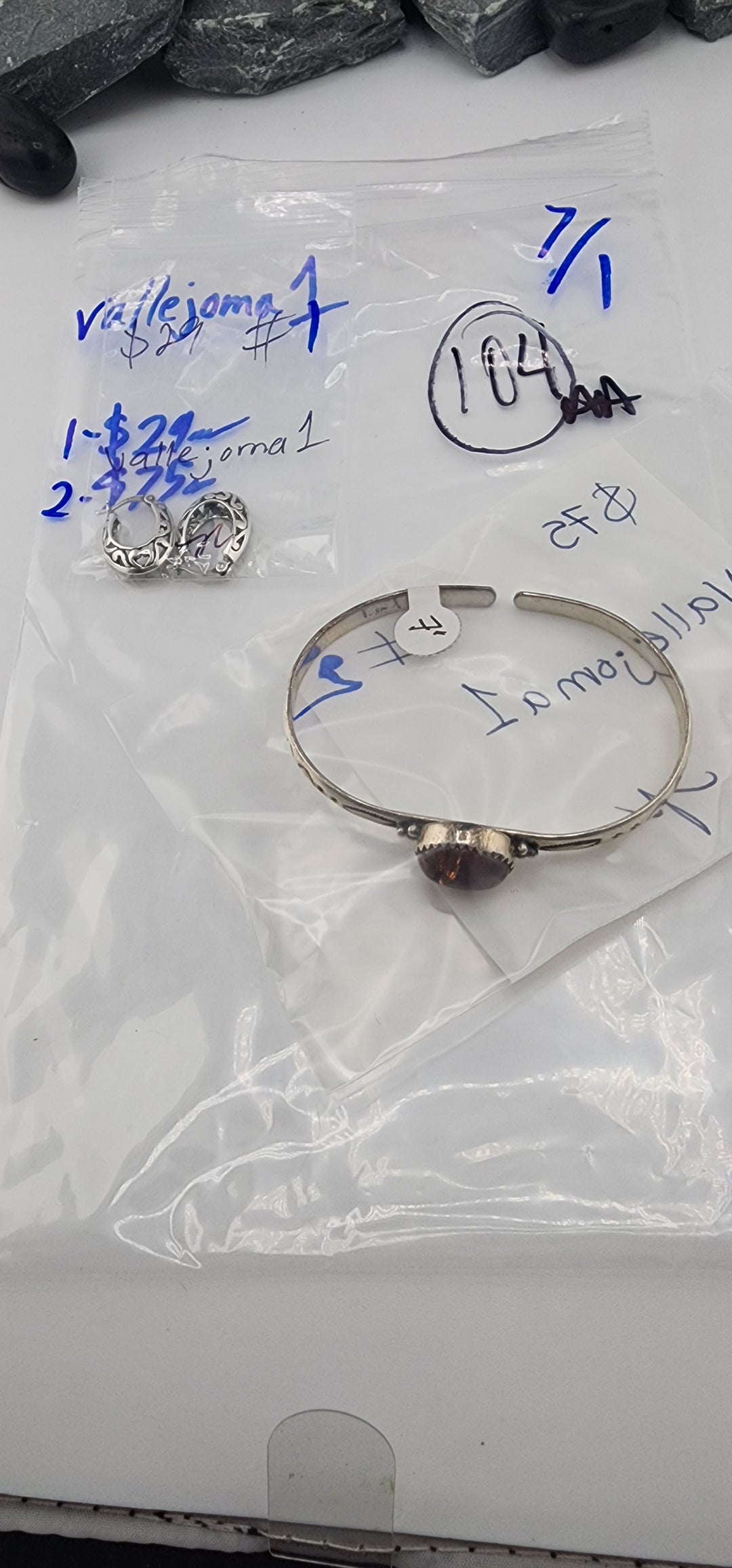 RESERVED FOR: vallejoma1 - 7/1/2025 tiktok Reservation Live Show - 2 Sterling Silver Items