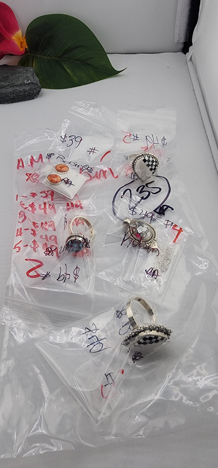 AM SHOW 48HR - RESERVED FOR: 🍀Robin🍀  - 7/17/2025 FL tiktok Live Show - 5 Sterling Silver Items