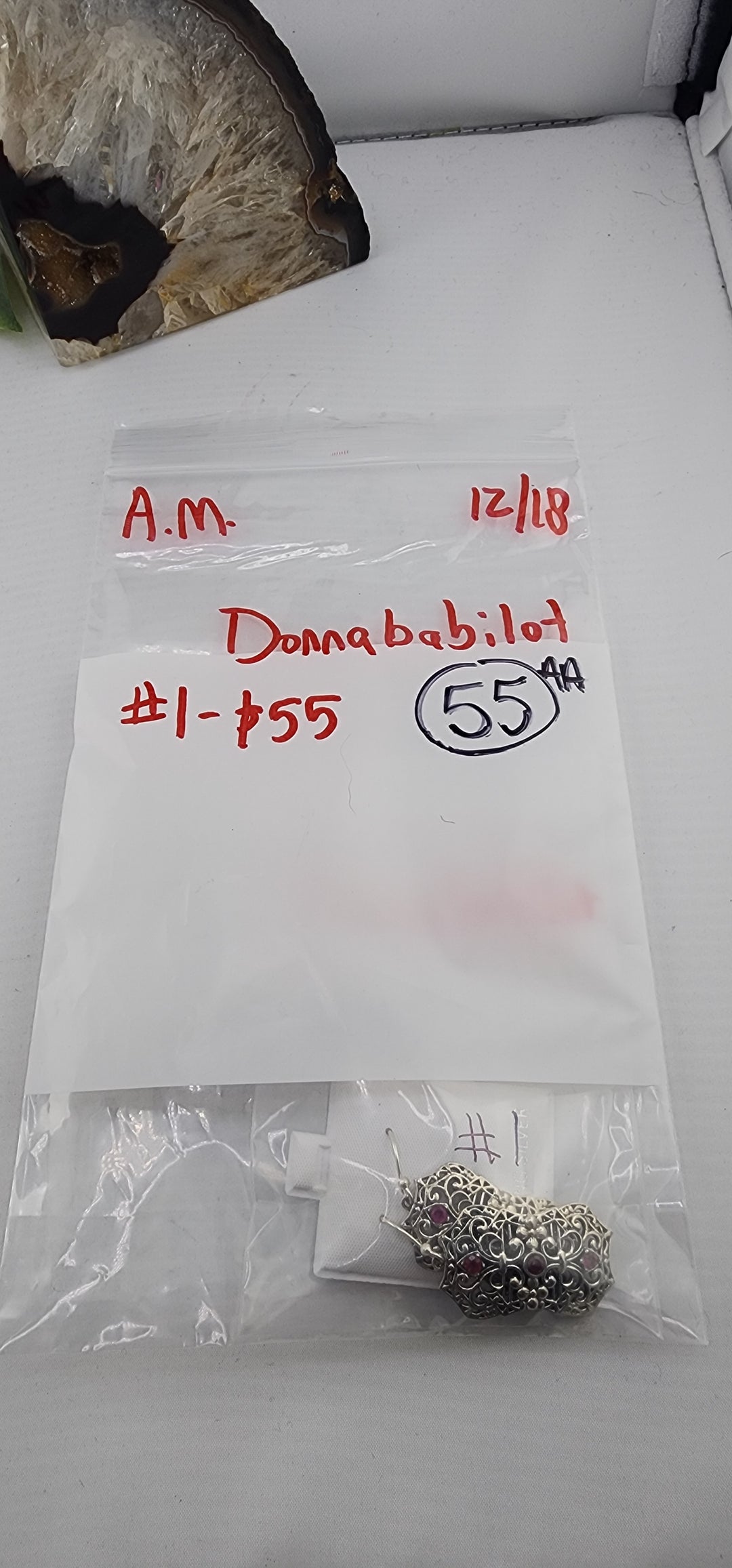 AM SHOW 48HR RESERVED FOR: Donnababilot - 12/18/2025 FL tiktok Live Show - 1 Sterling Silver Items