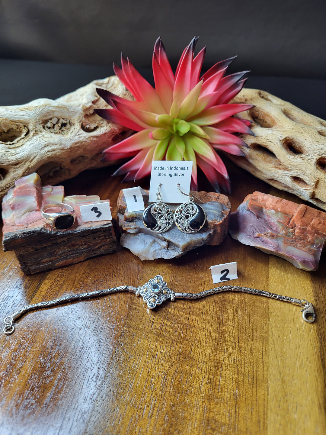 RESERVED FOR: Atiana Bailey165 7/31/24- 3 Sterling Silver Items