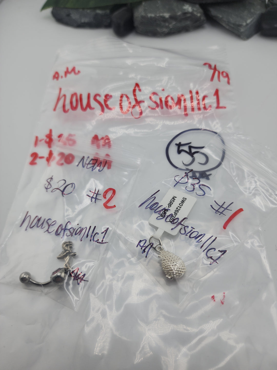 houseofsionllc1 - 2/19/26 - 2 925 Sterling Silver Items