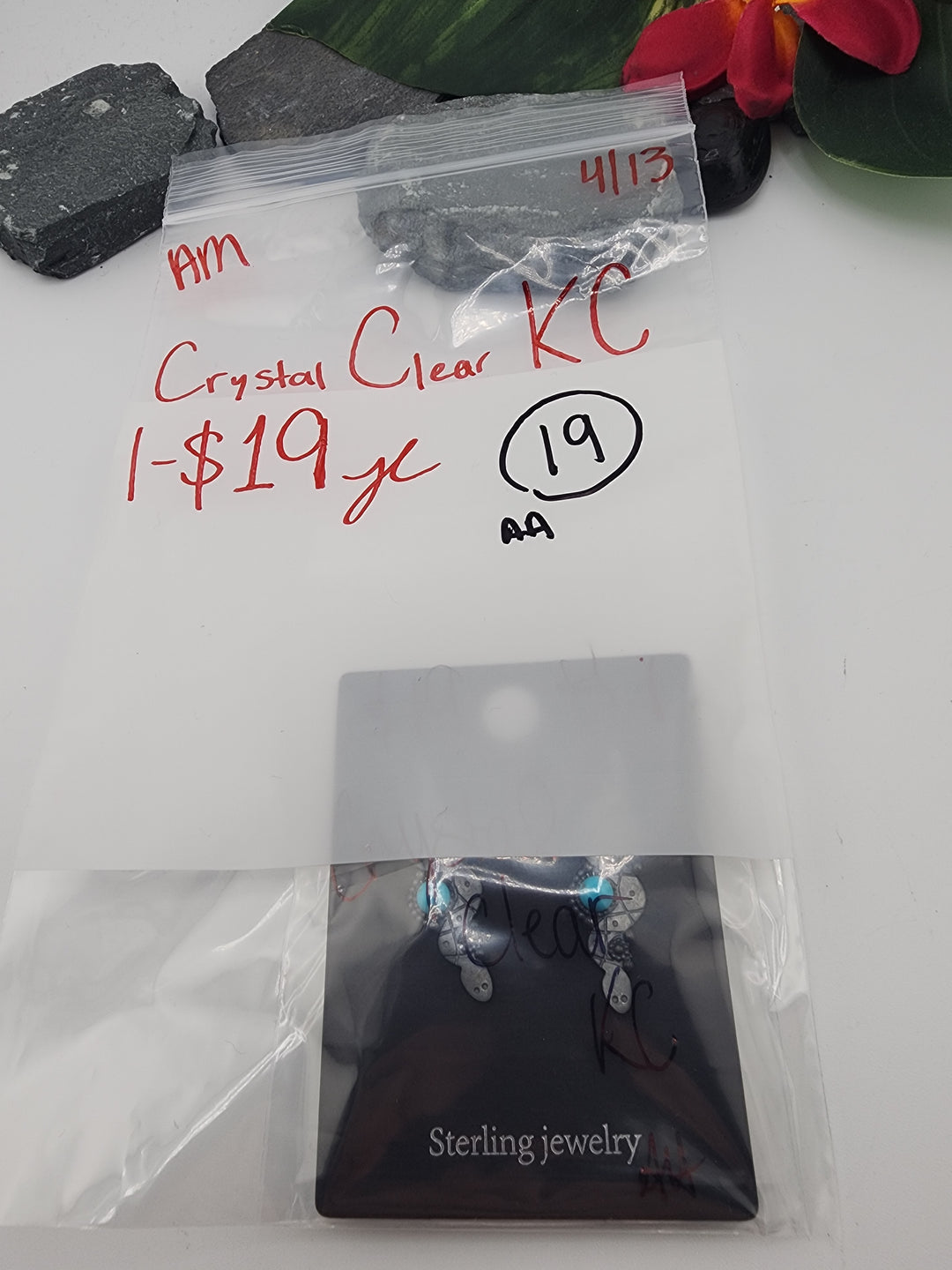 Crystal CLEAR KC - 4/13/26 - 1 925 Sterling Silver Items
