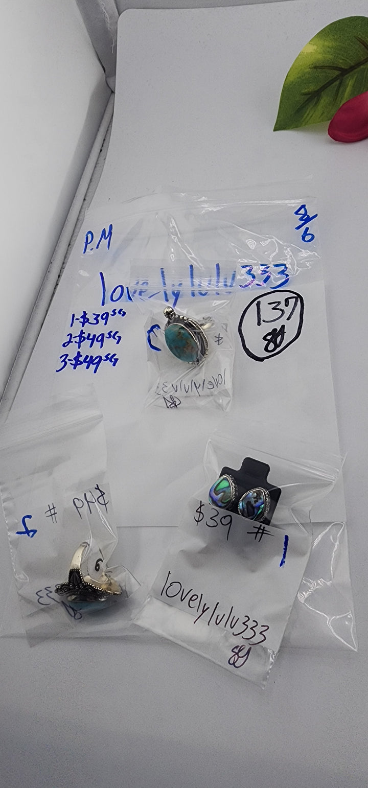 PM SHOW 48HR - RESERVED FOR: lovelylulu333 - 8/6/2025 FL tiktok Live Show - 3 Sterling Silver Items