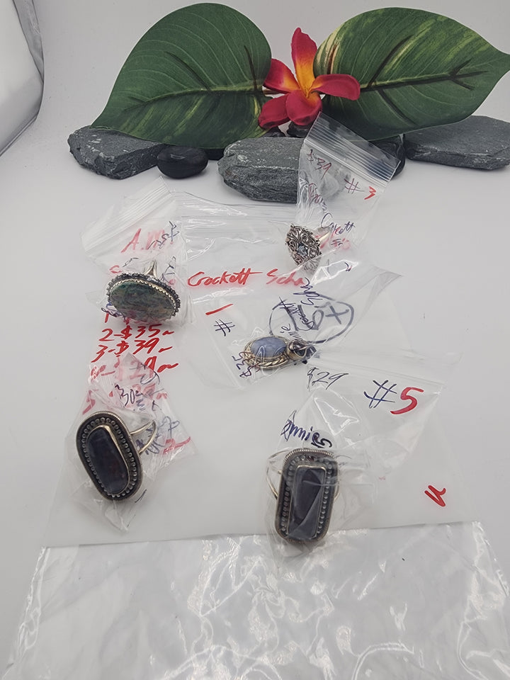 Bonnie Crockett Scha - 4/10/26 - 5 925 Sterling Silver Items