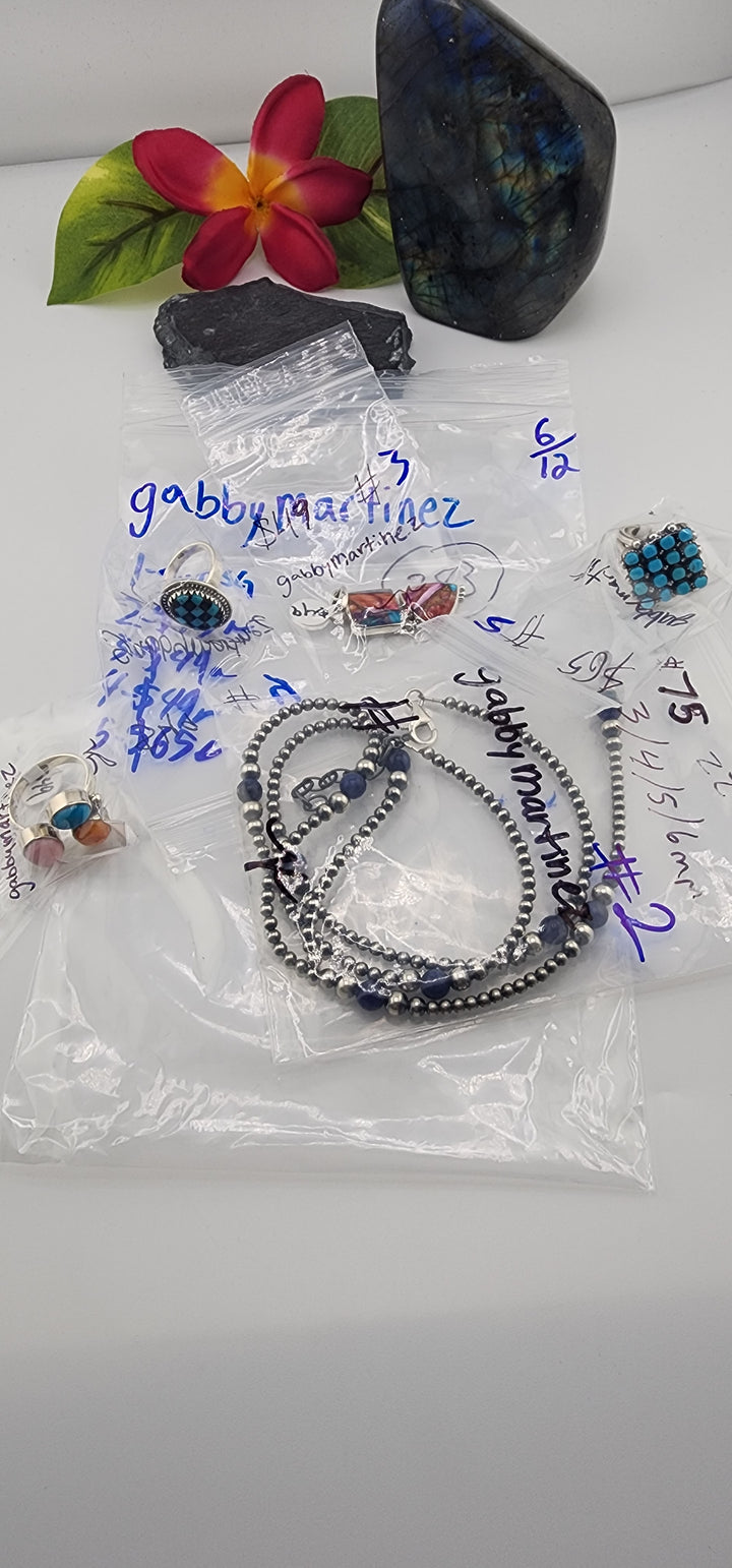 RESERVED FOR: gabbymartinez - 6/12/2025 tiktok Reservation Live Show - 5 Sterling Silver Items