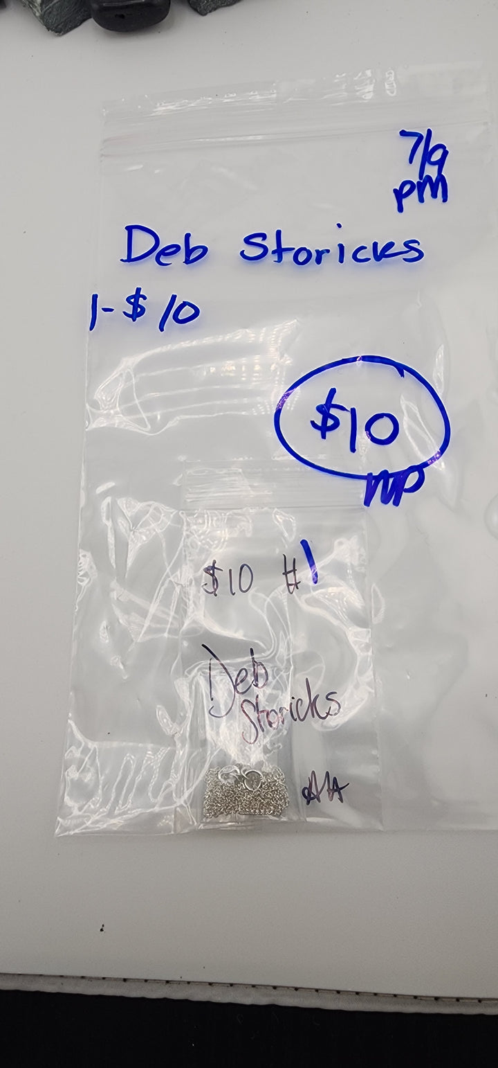 PM SHOW 48HR - RESERVED FOR: Deb Storicks - 7/9/2025 FL tiktok Live Show - 1 Sterling Silver Items
