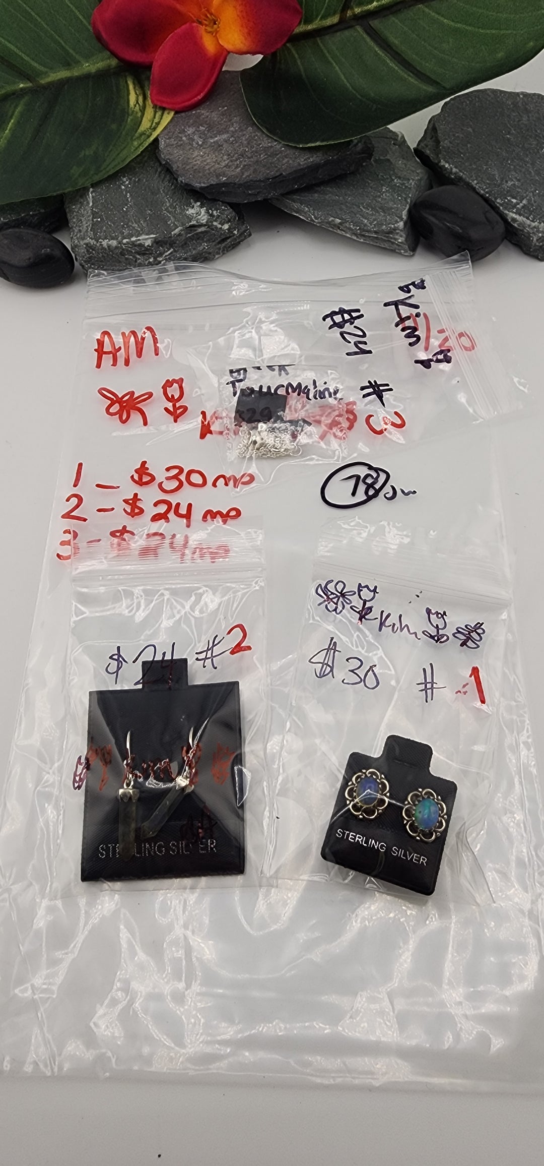 AM SHOW 48HR RESERVED FOR:  🍃 🌹Kim 🌹 🍃 - 11/20/2025 FL tiktok Live Show -3 Sterling Silver Items