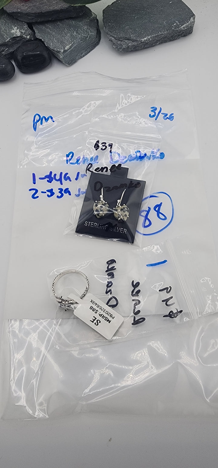 Renee Dzamko- 3/26/26 - 2 925 Sterling Silver Items