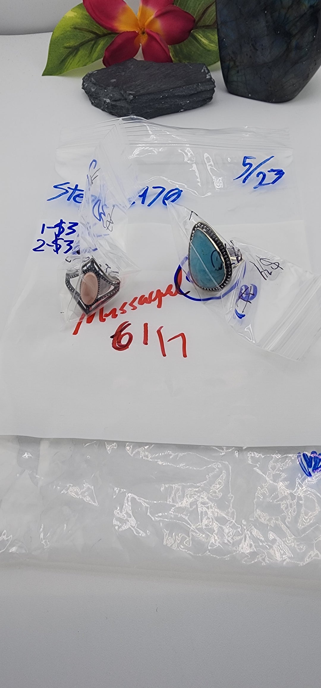 RESERVED FOR: Steph_s970 - 5/23/2025 tiktok Live Show - 2 Sterling Silver Item