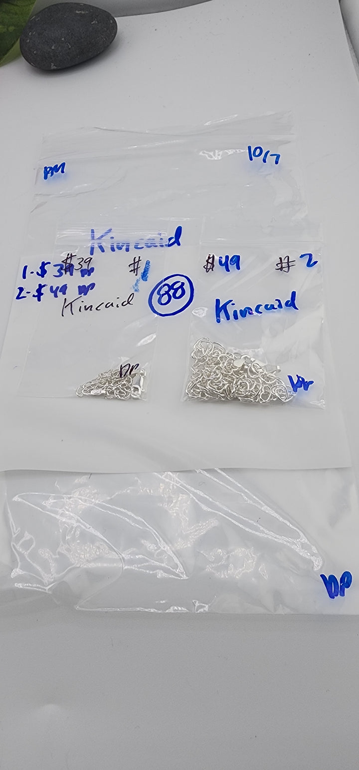 PM SHOW 48HR - RESERVED FOR: Kincaid - 10/7/2025 FL tiktok Live Show - 2 Sterling Silver Items