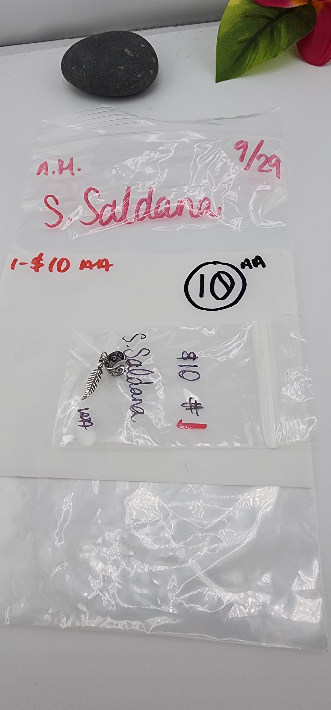 AM SHOW 48HR RESERVED FOR: S Saldana - 9/29/2025 FL tiktok Live Show -  1 Sterling Silver Items