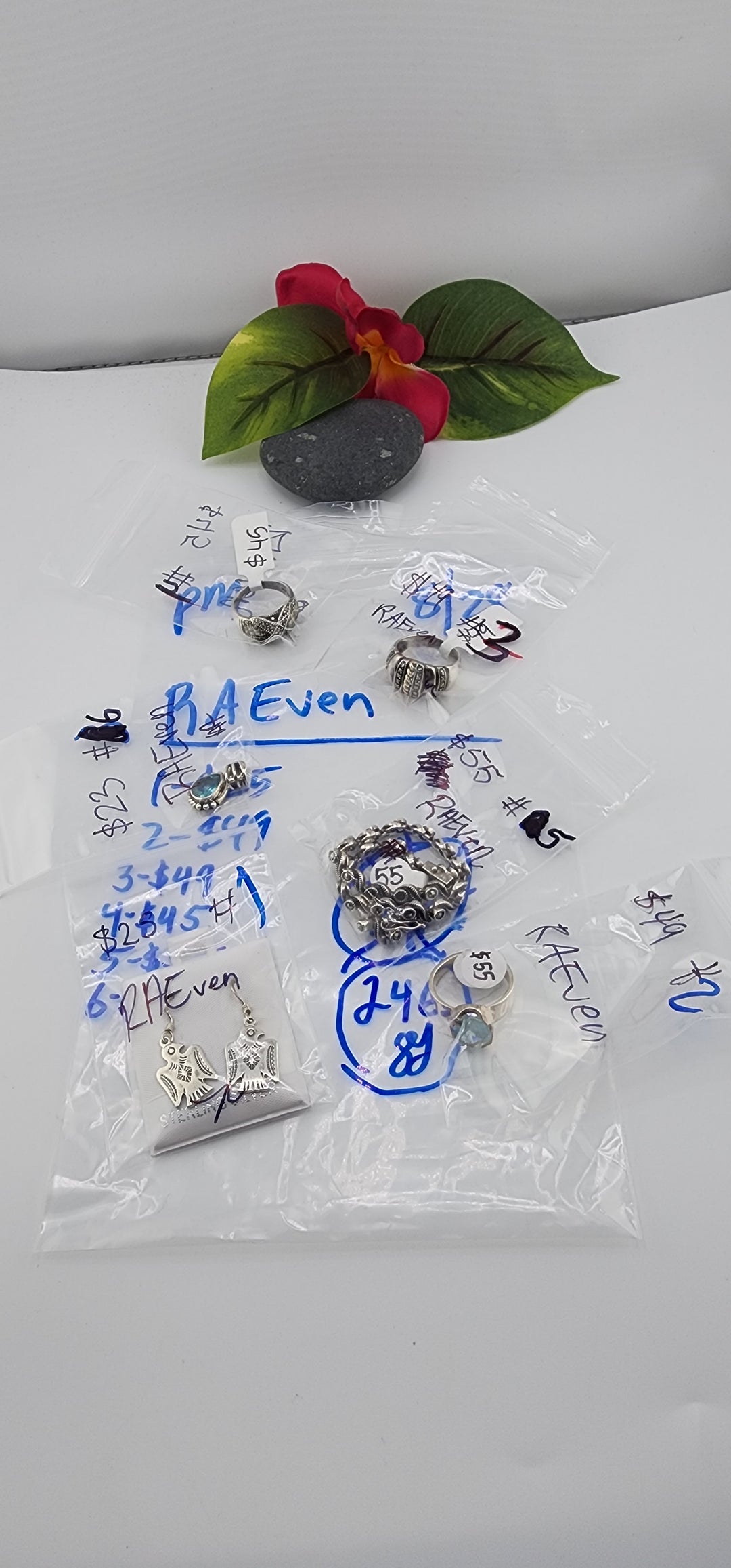 PM SHOW 48HR - RESERVED FOR: RAEven - 8/28/2025 FL tiktok Live Show - 6 Sterling Silver Items