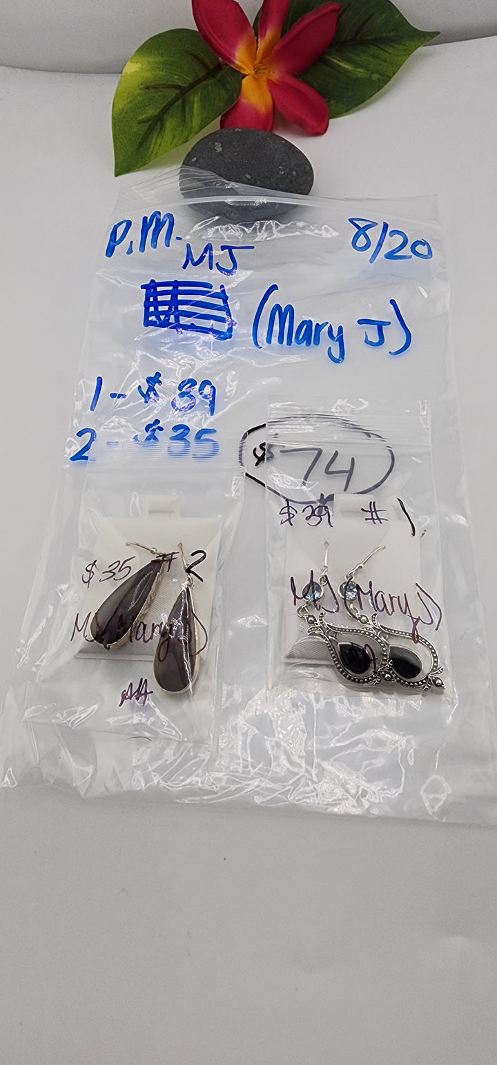 PM SHOW 48HR - RESERVED FOR: MJ(Mary J)- 8/20/2025 FL tiktok Live Show - 2 Sterling Silver Items