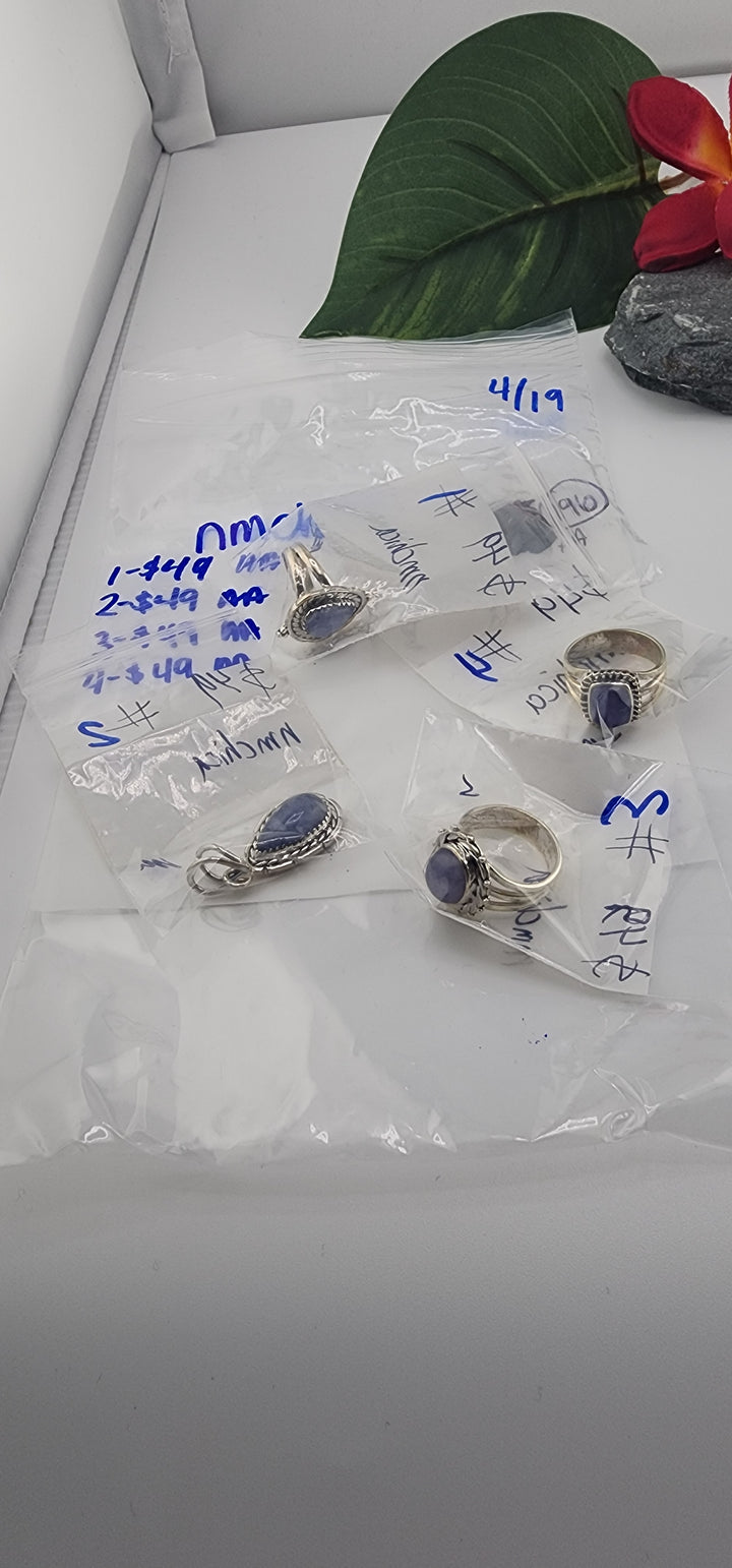 RESERVED FOR: nmchica - 4/19/2025 tiktok Live Show - 4 Sterling Silver Items