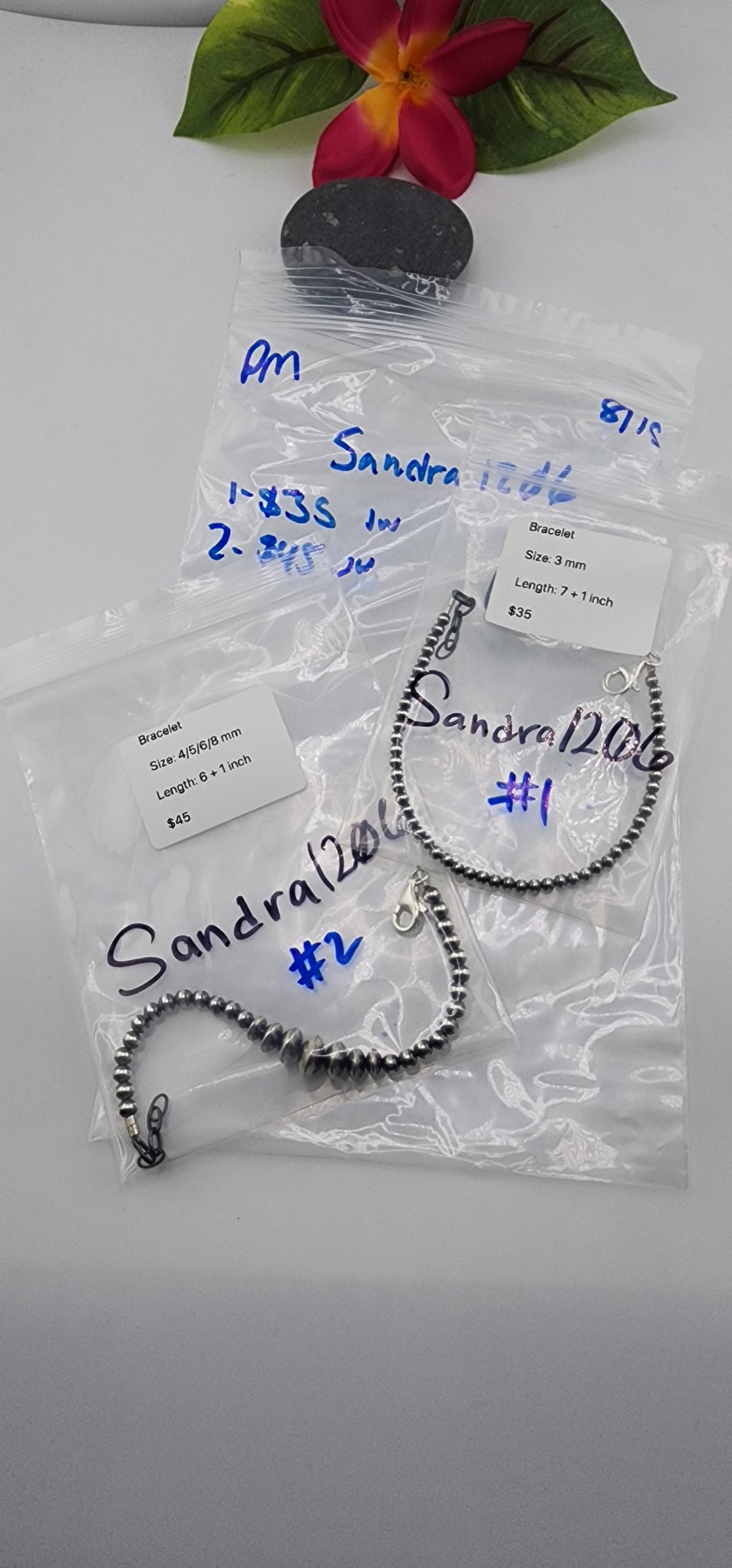 PM SHOW 48HR - RESERVED FOR: sandra1206 - 8/15/2025 FL tiktok Live Show - 2 Sterling Silver Items