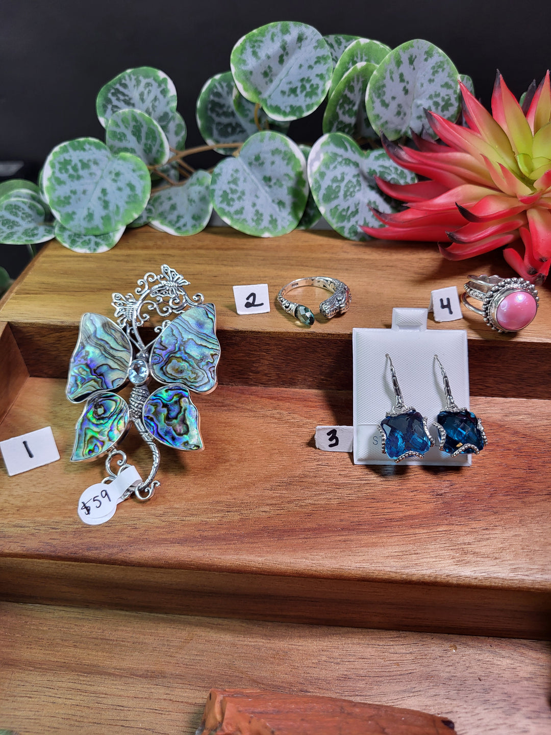 RESERVED FOR: Maria Arana 8/14/24- 5 Sterling Silver Items