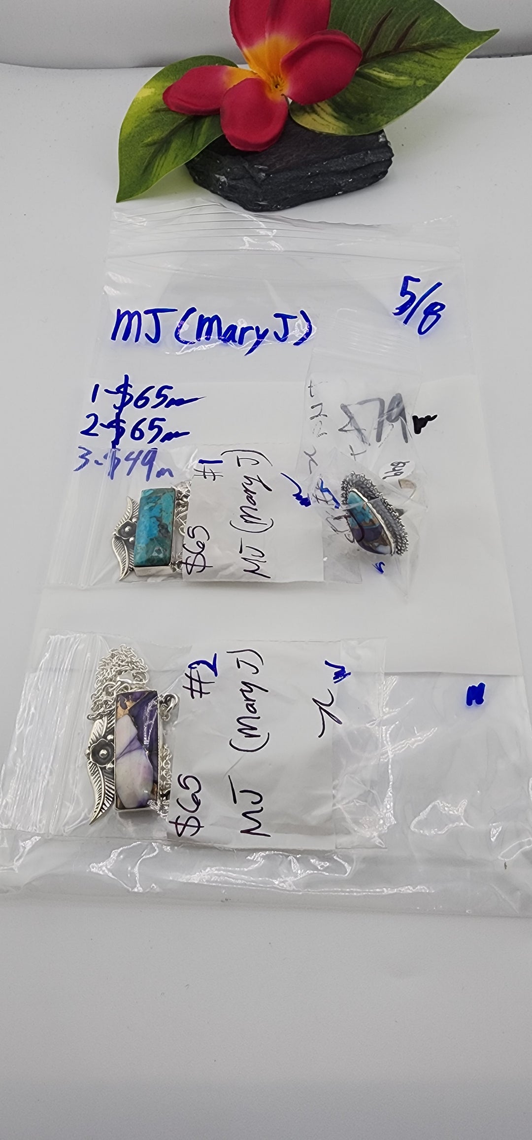 RESERVED FOR: MJ (Mary J) - 5/8/2025 tiktok Live Show - 3 Sterling Silver Items