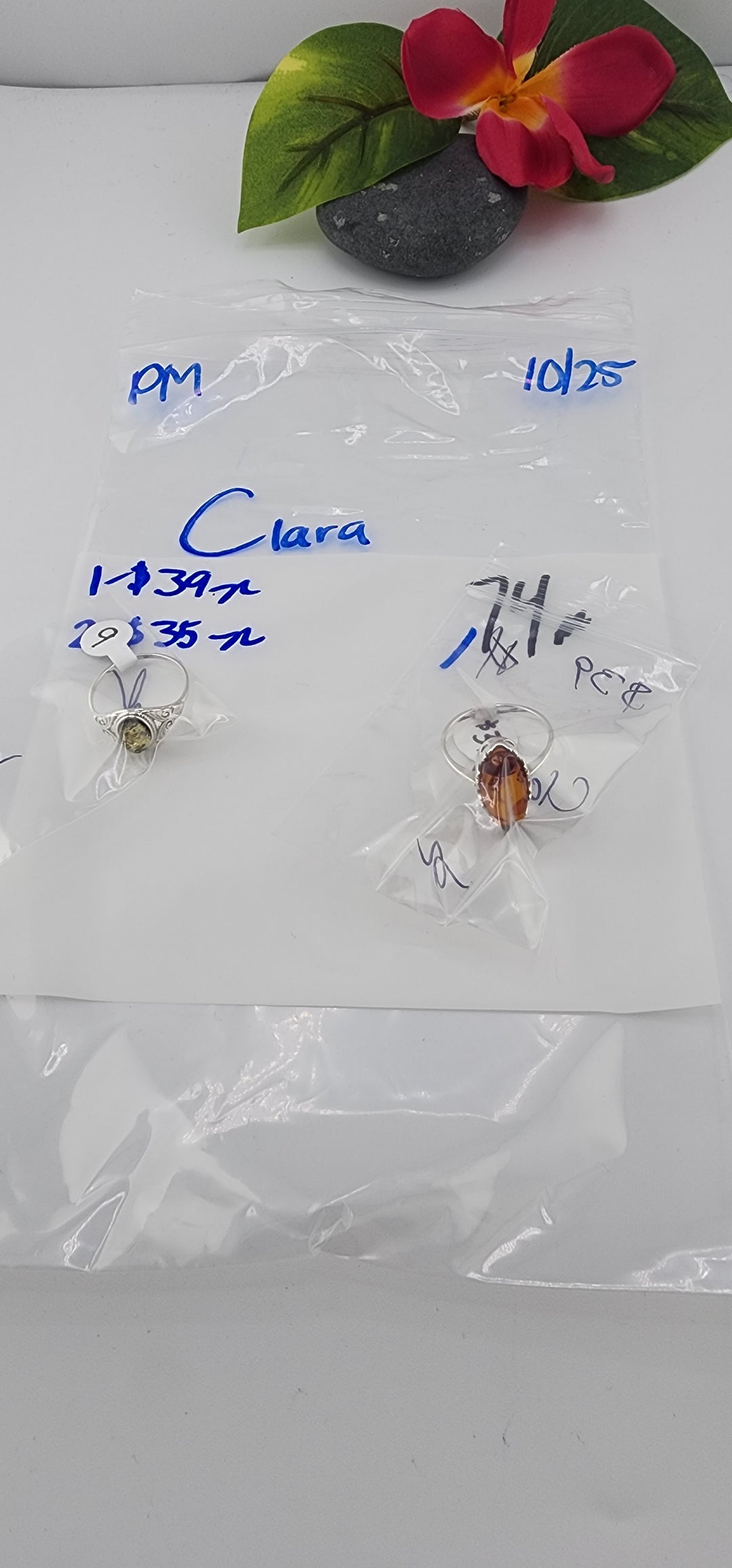 PM SHOW 48HR - RESERVED FOR: Clara - 10/25/2025 FL tiktok Live Show - 2 Sterling Silver Items