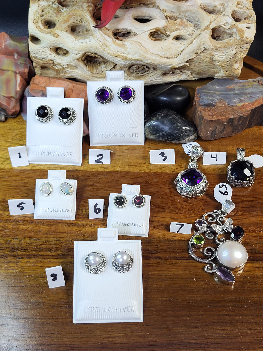 RESERVED FOR: TheRealKayKayD - 7/26/24 - 8 Sterling Silver Items